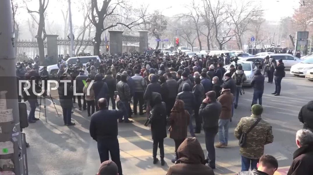 Armenia_ Police detains protesters at Yerevan anti-govt