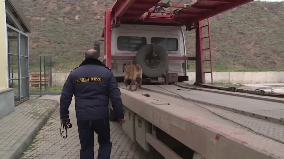 Ծառայողական շները սեպտեմբերից հսկում են Բագրատաշենի անցակետով բեռնատարների հոսքը