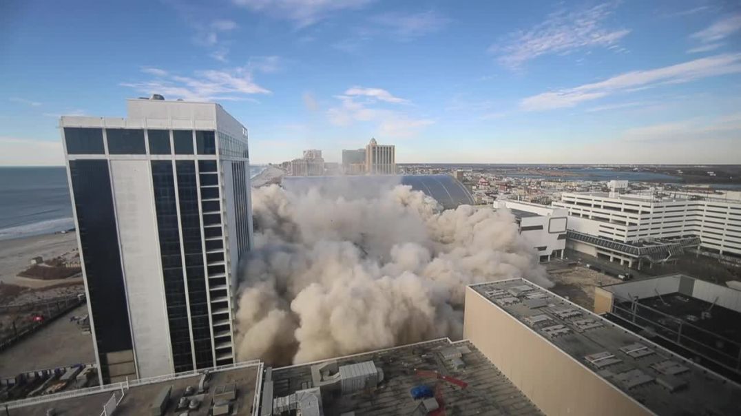 Trump Plaza implosion_ The Atlantic City casino came down this morning
