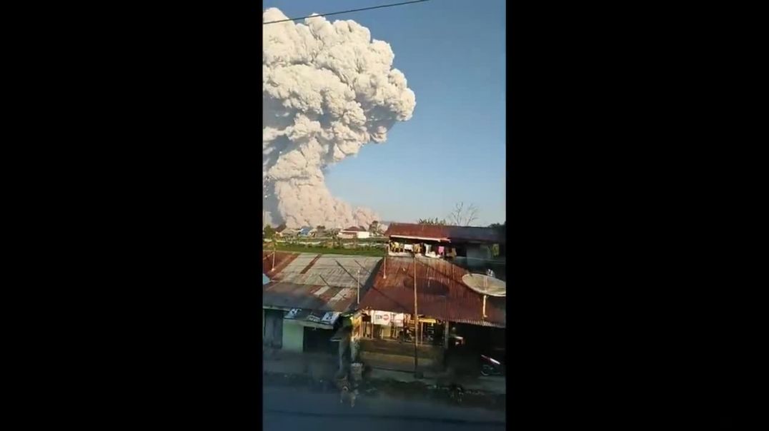 March 2, 2021, _ Eruption _ Mount Sinabung, Indonesia