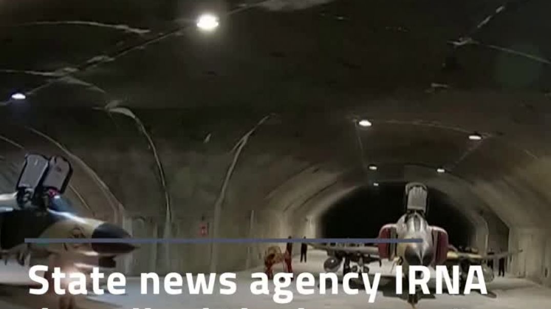 Iran reveals underground fighter jet base