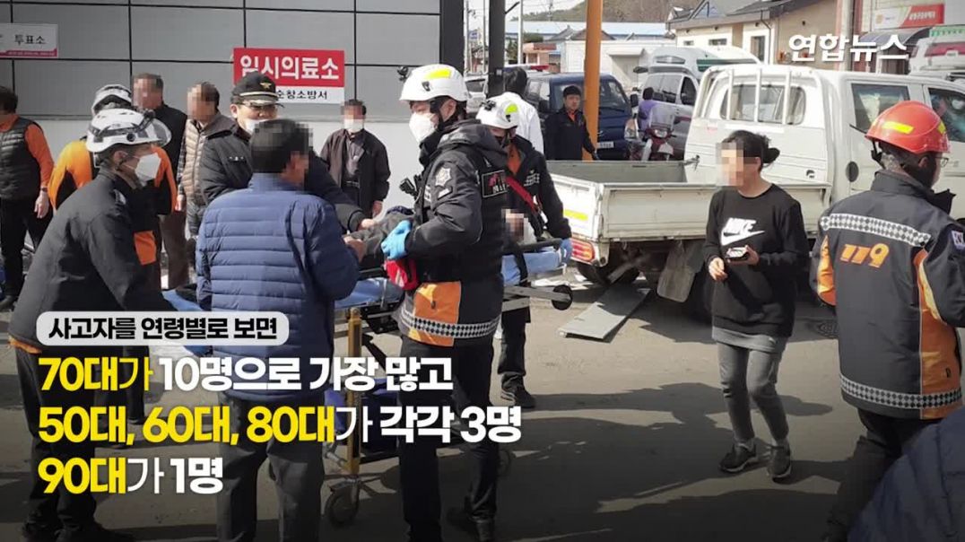 투표 위해 줄 섰다가 날벼락…트럭 덮쳐 3명 사망·17명 부상 _ 연합뉴스 (Yonhapnews)