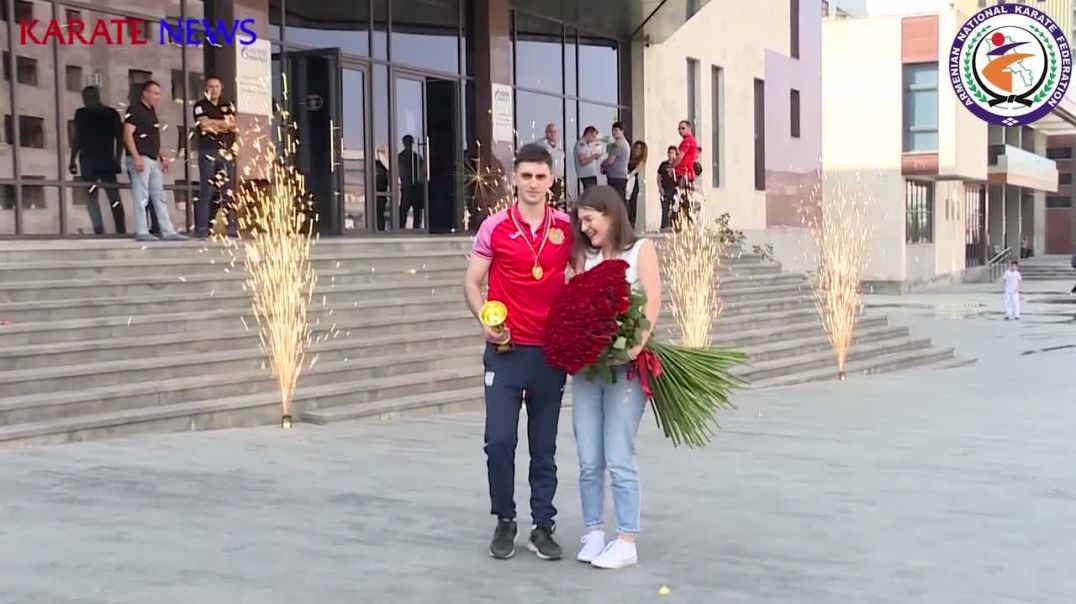 Ամուսնության անսովոր առաջարկություն՝ Հայաստանի կարատեի գավաթի մրցաշարում