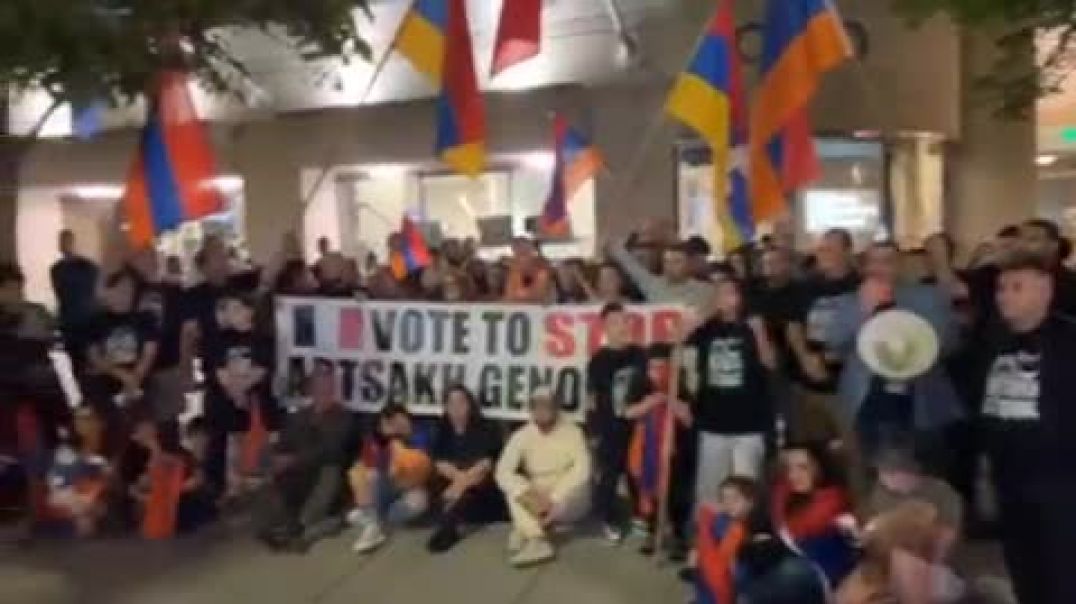 ԱՄՆ հայերը բողոքի ցույցեր են անցկացրել Լոս Անջելեսում Ֆրանսիայի, Չինաստանի հյուպատոսությունների և Մե