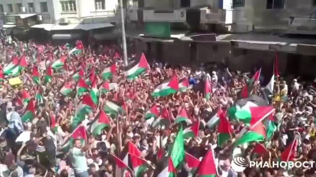 Հարյուր հազարավոր մարդիկ Իրանում, Իրաքում, Հորդանանում, Թունիսում մասնակցում են Պաղեստինին աջակցող ց