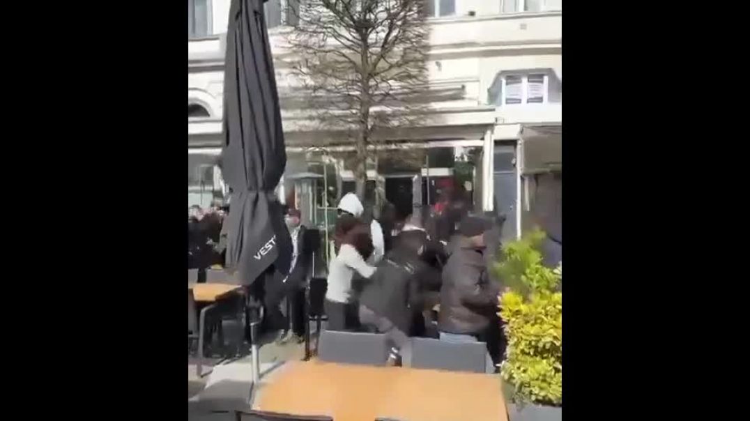 Կարտոֆիլը թափել են փողոցում ու ձվեր նետել ոստիկանների վրա. բողոքի ցույցեր Բելգիայում