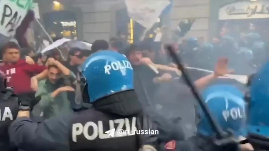 Իտալիայում ոստիկանները մահակներով ծեծել են ՆԱՏՕ-ի նվիրված միջոցառմանը դեմ ցուցարարներին