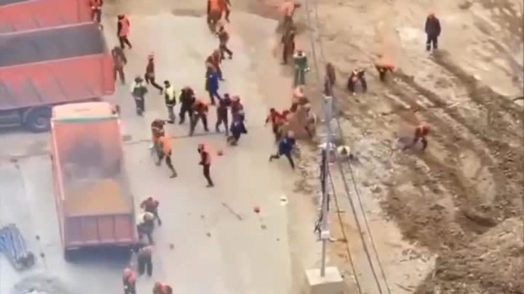 Մոսկվայի շինհրապարակում զանգվածային ծեծկռտուք է տեղի ունեցել շինարարությունում աշխատողների միջև