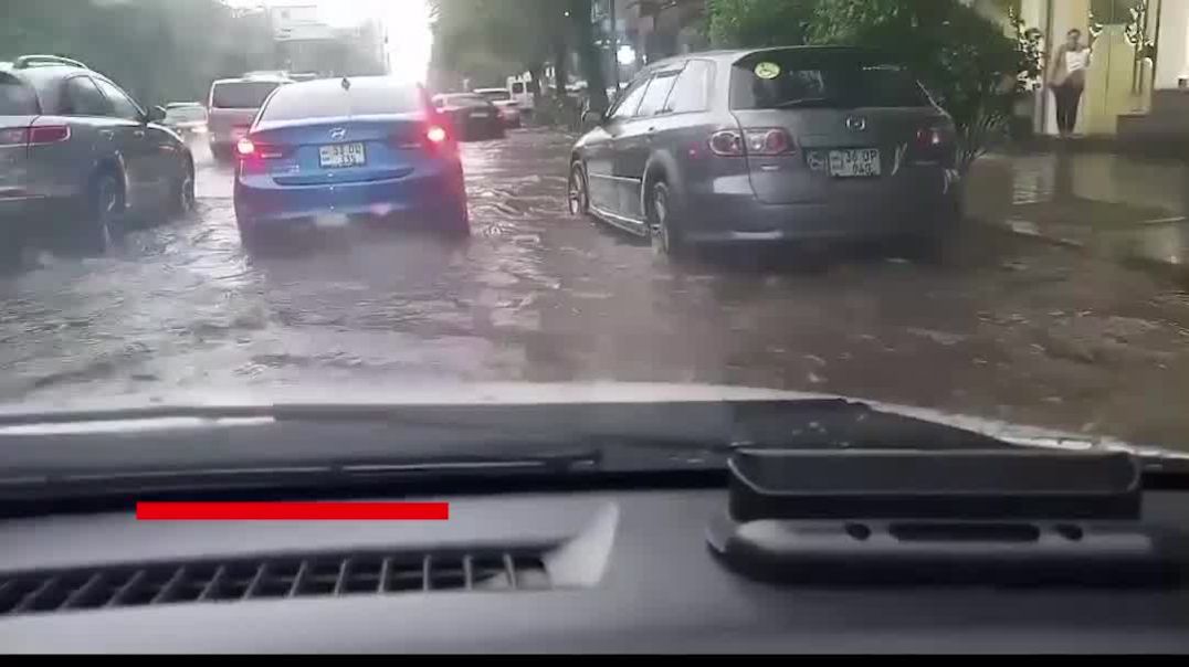 Երևանում որոշ փողոցներ անձրևից հետո հեղեղվել են