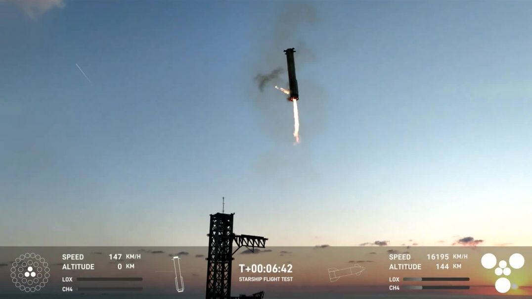 SpaceX-ը հաջողությամբ որսացել է Super Heavy հրթիռը