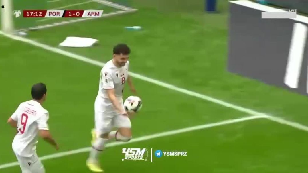 Հայտնի է՝ Պորտուգալի-Հայաստան  հանդիպման առաջին խաղակեսի հաշիվը