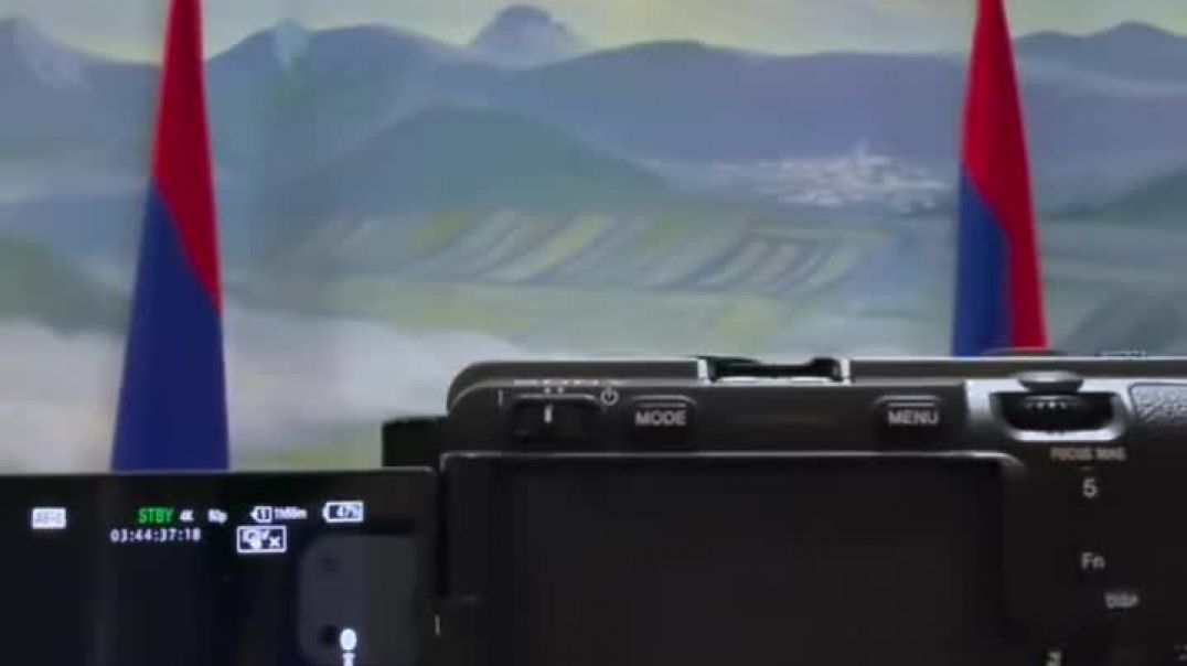 Կադրեր` Սամվել Կարապետյանը ուղերձի նկարահանումից