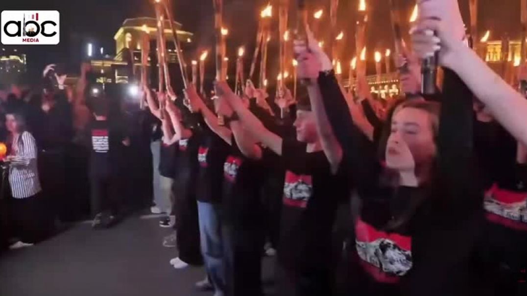 Ջահերով երթը մեկնարկեց