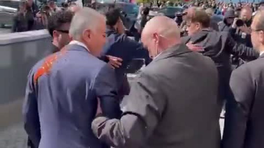 Բեռլինում Իրանի վերջին շահի որդու վրա ներկ են լցրել