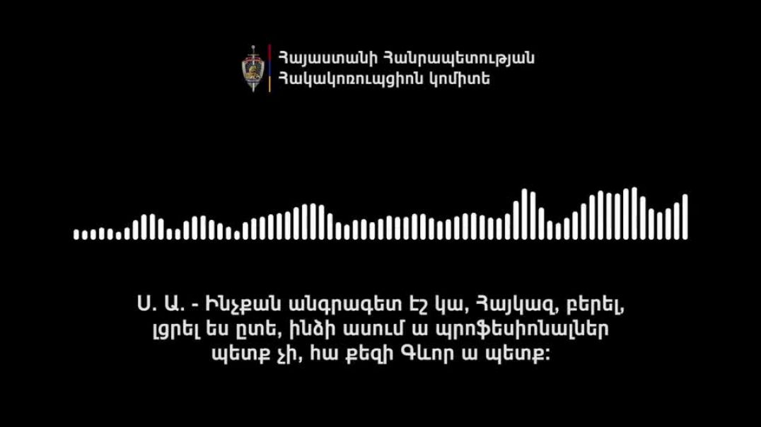 ՆՈՐ ՁԱՅՆԱԳՐՈՒԹՅՈՒՆ․ Ինչքան անգրագետ էշ կա, Հայկազ, բերել, լցրել ես ըտե